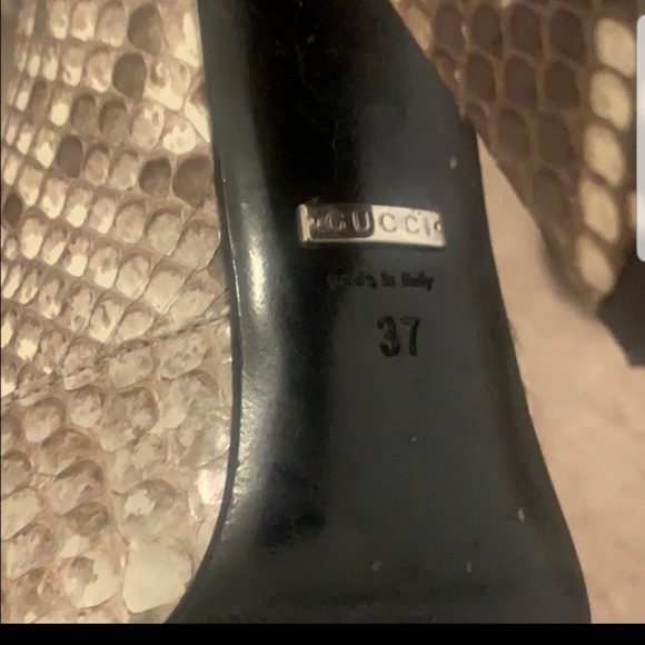 $2,495 Gucci Horsebit Python Booties - Picture 6 of 8